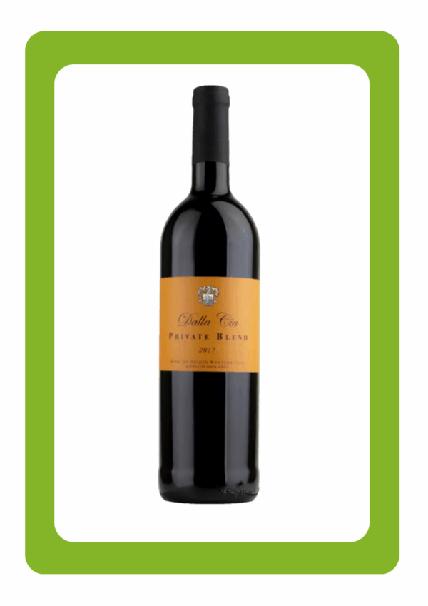 Dalla Cia Wine & Grappa Private Red Blend zUID aFRIKA
